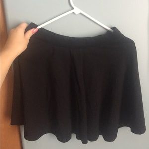 Black skater skirt